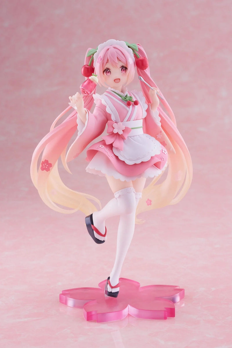 02-12-2025 TAITO - 《初音未來》Newley Written Figure 櫻花初音 -和風咖啡廳版-（再版） Y2350 PVC