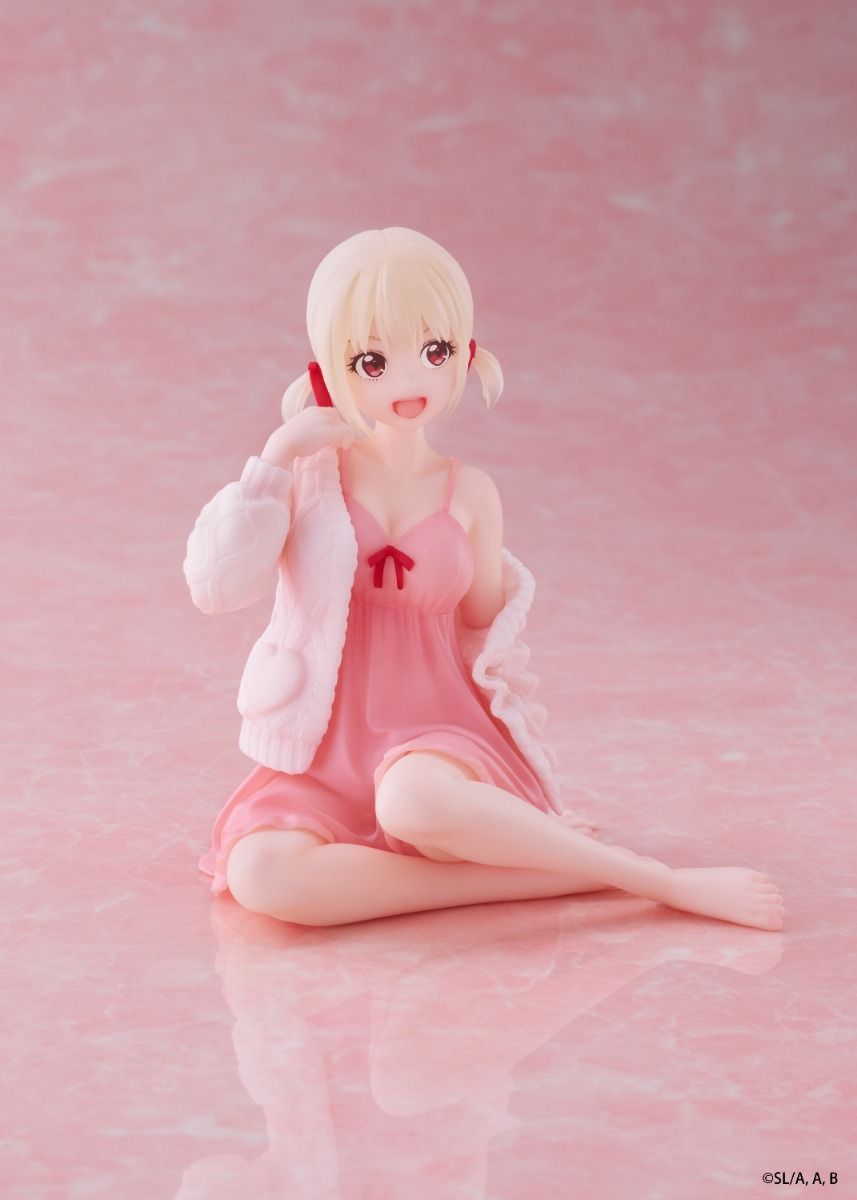 14-04-2025 TAITO - Lycoris Recoil 《Lycoris Recoil 莉可麗絲》Desktop Cute Figure - Chisato Nishikigi 錦木千束 (Roomwear Ver.) ~居家服造型~Y2100 PVC