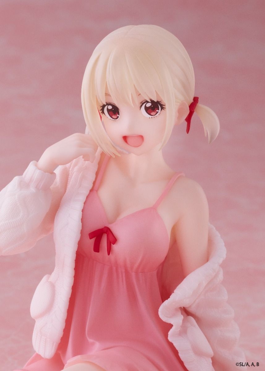 14-04-2025 TAITO - Lycoris Recoil 《Lycoris Recoil 莉可麗絲》Desktop Cute Figure - Chisato Nishikigi 錦木千束 (Roomwear Ver.) ~居家服造型~Y2100 PVC