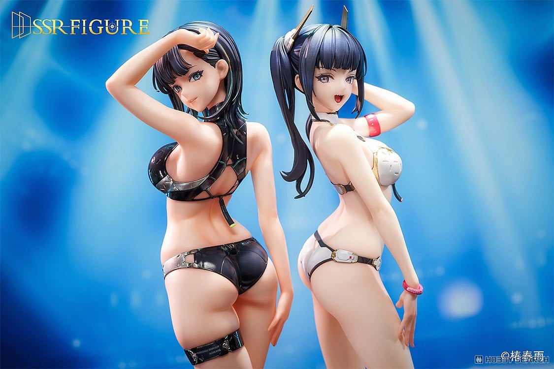 27-11-2025 SSR FIGURE - 1/6 SSR FIGURE 硬式泳裝女子 雙人組- 紺乃青& 白羊丸子 (原畫: 椿春雨) [附特典]Y22636 PVC