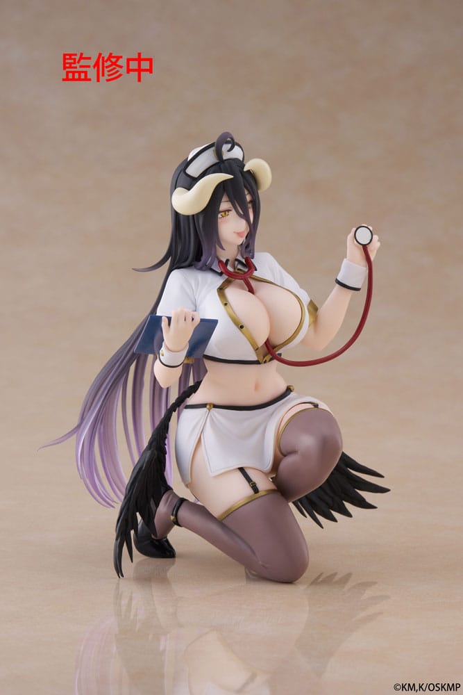 11-11-2025 Taito -《Overlord》Desktop Cute Figure – Albedo (Nurse Ver.) Y2400 PVC