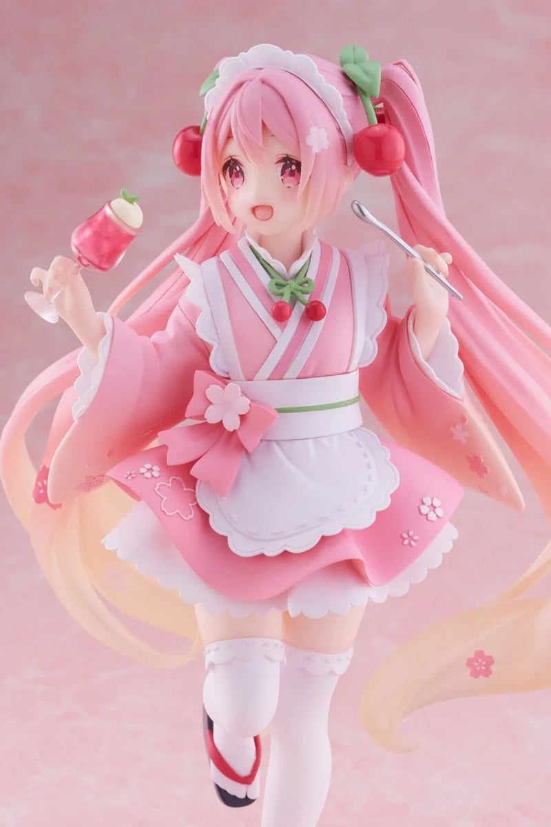 02-12-2025 TAITO - 《初音未來》Newley Written Figure 櫻花初音 -和風咖啡廳版-（再版） Y2350 PVC
