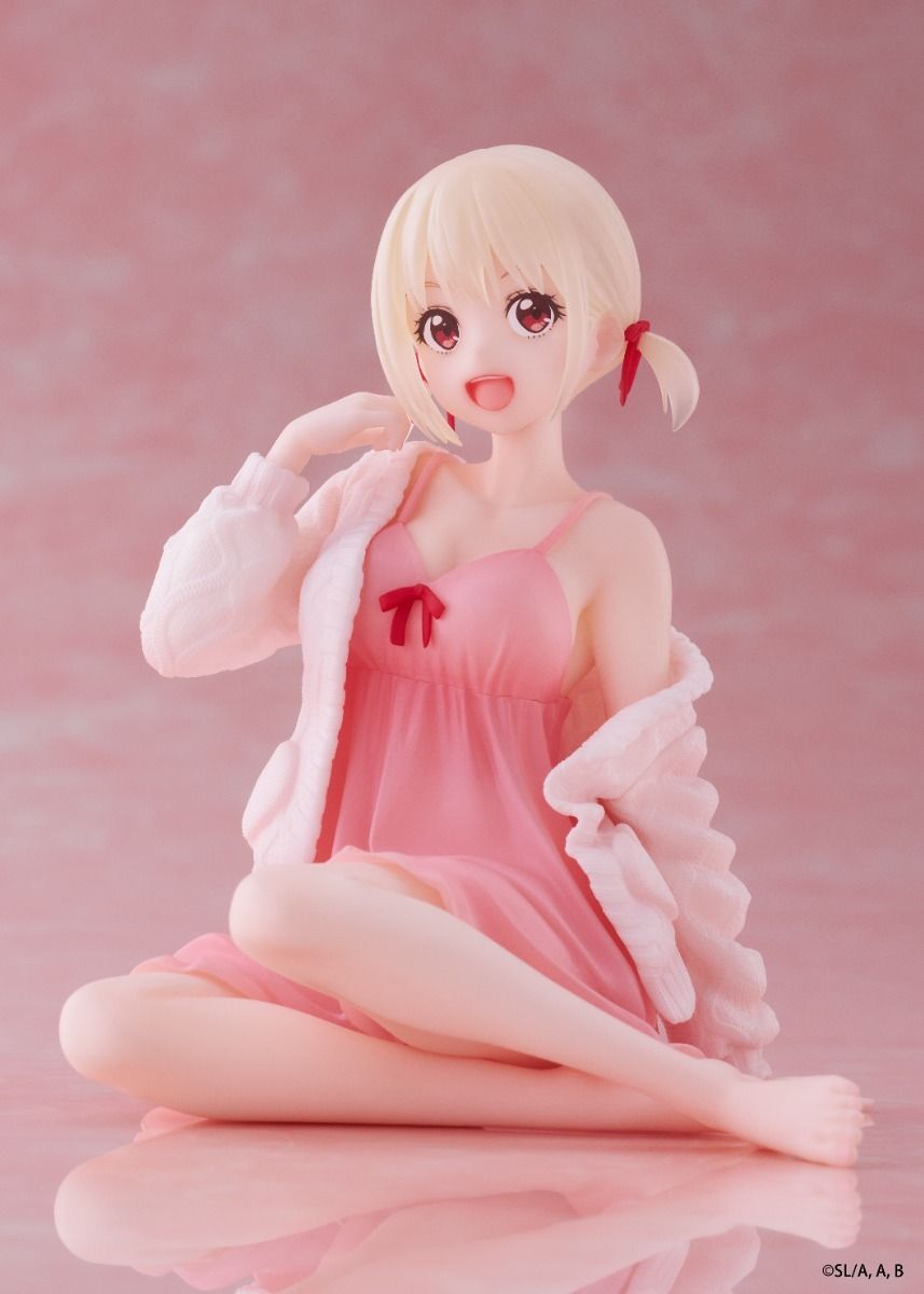 14-04-2025 TAITO - Lycoris Recoil 《Lycoris Recoil 莉可麗絲》Desktop Cute Figure - Chisato Nishikigi 錦木千束 (Roomwear Ver.) ~居家服造型~Y2100 PVC