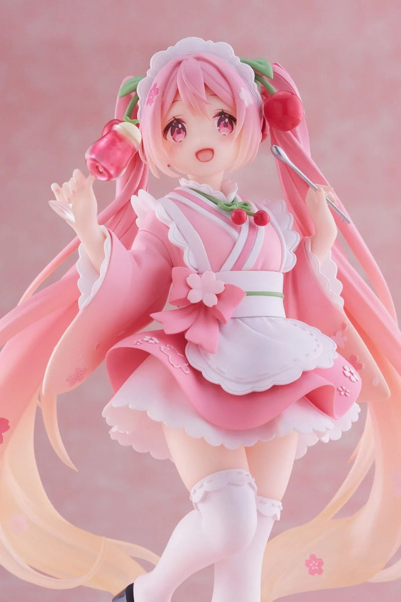 02-12-2025 TAITO - 《初音未來》Newley Written Figure 櫻花初音 -和風咖啡廳版-（再版） Y2350 PVC