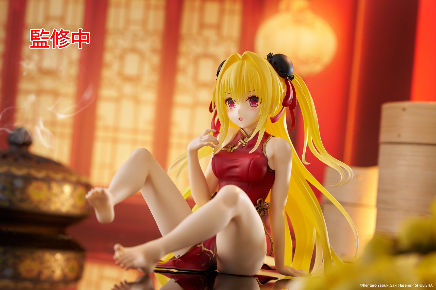 18-03-2025 TAITO -《出包王女DARKNESS》Desktop Cute Figure 金色之闇 ~ 旗袍造型 ~ PVC