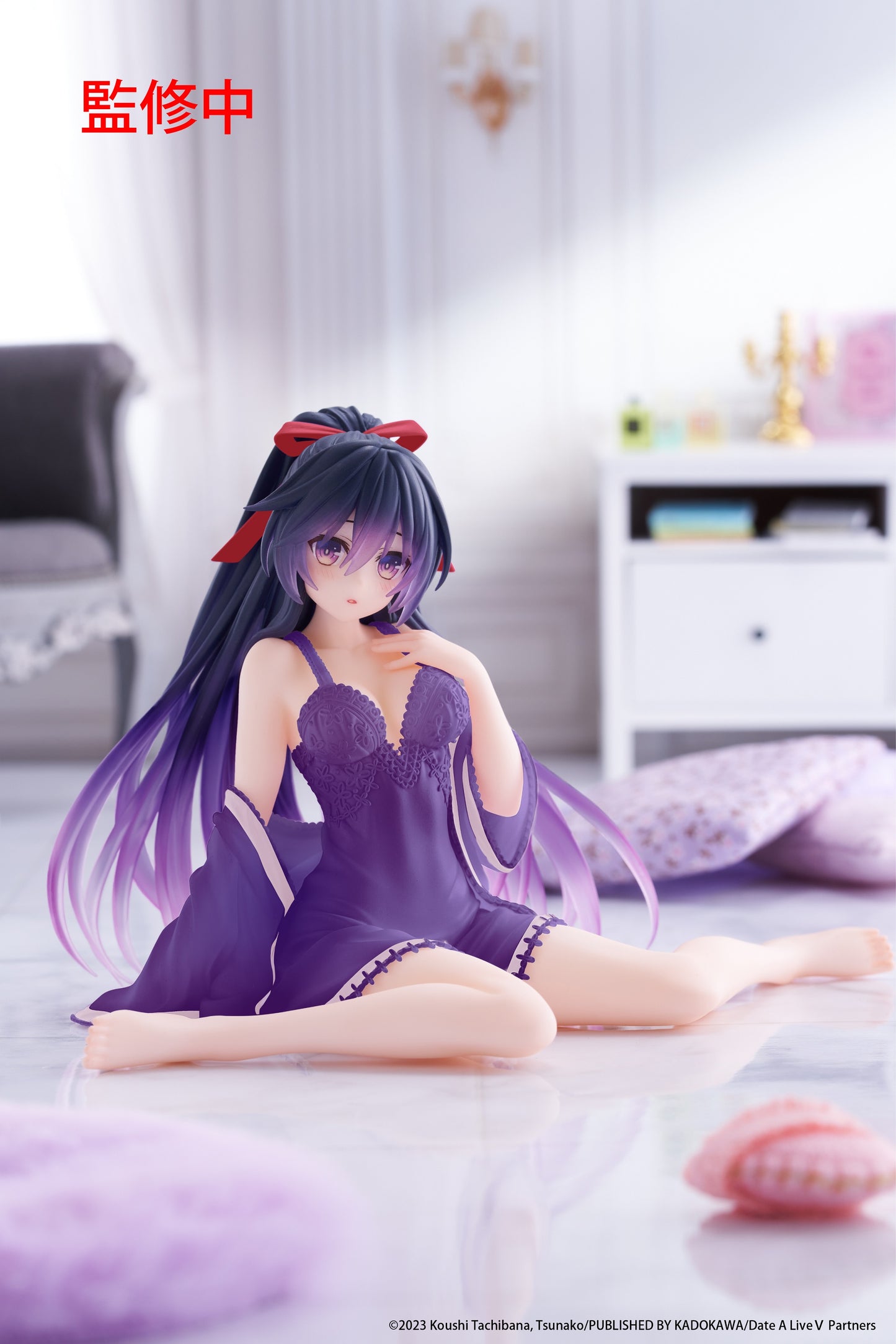13-05-2025 Taito -《約會大作戰V》Desktop Cute Figure - 夜刀神十香 ~睡衣造型~ 新裝版 Y2100 PVC