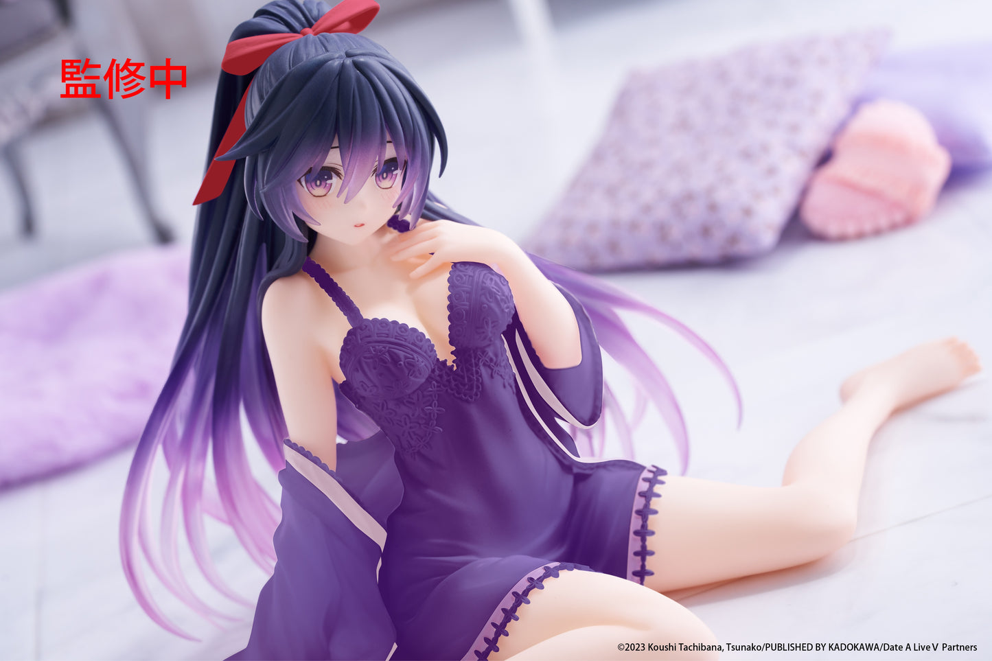 13-05-2025 Taito -《約會大作戰V》Desktop Cute Figure - 夜刀神十香 ~睡衣造型~ 新裝版 Y2100 PVC