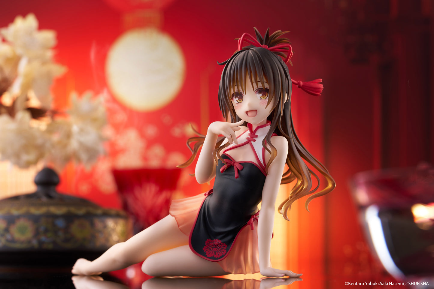 29-07-2025 TAITO - To Love-Ru Darkness Desktop Cute Figure - Mikan Yuki (Chinese Dress Ver.) 《出包王女 Darkness》Desktop Cute Figure - 結城美柑 〜旗袍Ver.〜 Y2300 PVC