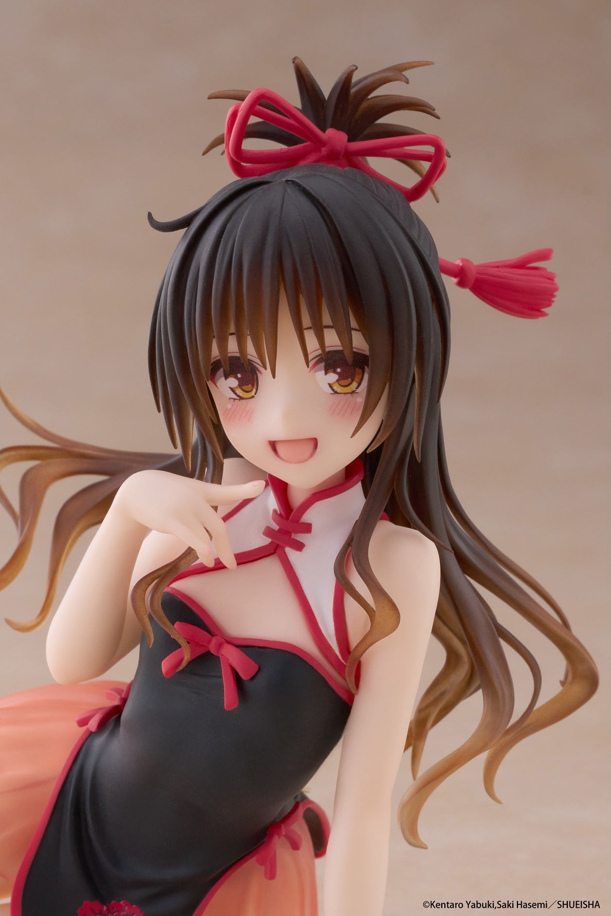 29-07-2025 TAITO - To Love-Ru Darkness Desktop Cute Figure - Mikan Yuki (Chinese Dress Ver.) 《出包王女 Darkness》Desktop Cute Figure - 結城美柑 〜旗袍Ver.〜 Y2300 PVC