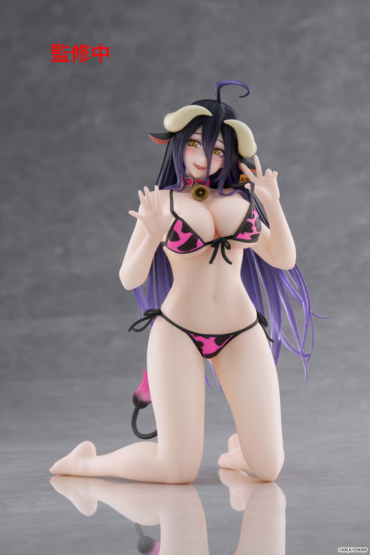 25-11-2025 TAITO -《OVERLORD》Desktop Cute 雅兒貝德～牛花紋泳裝ver.～桃紅Ver. 新裝版 Y2400 PVC