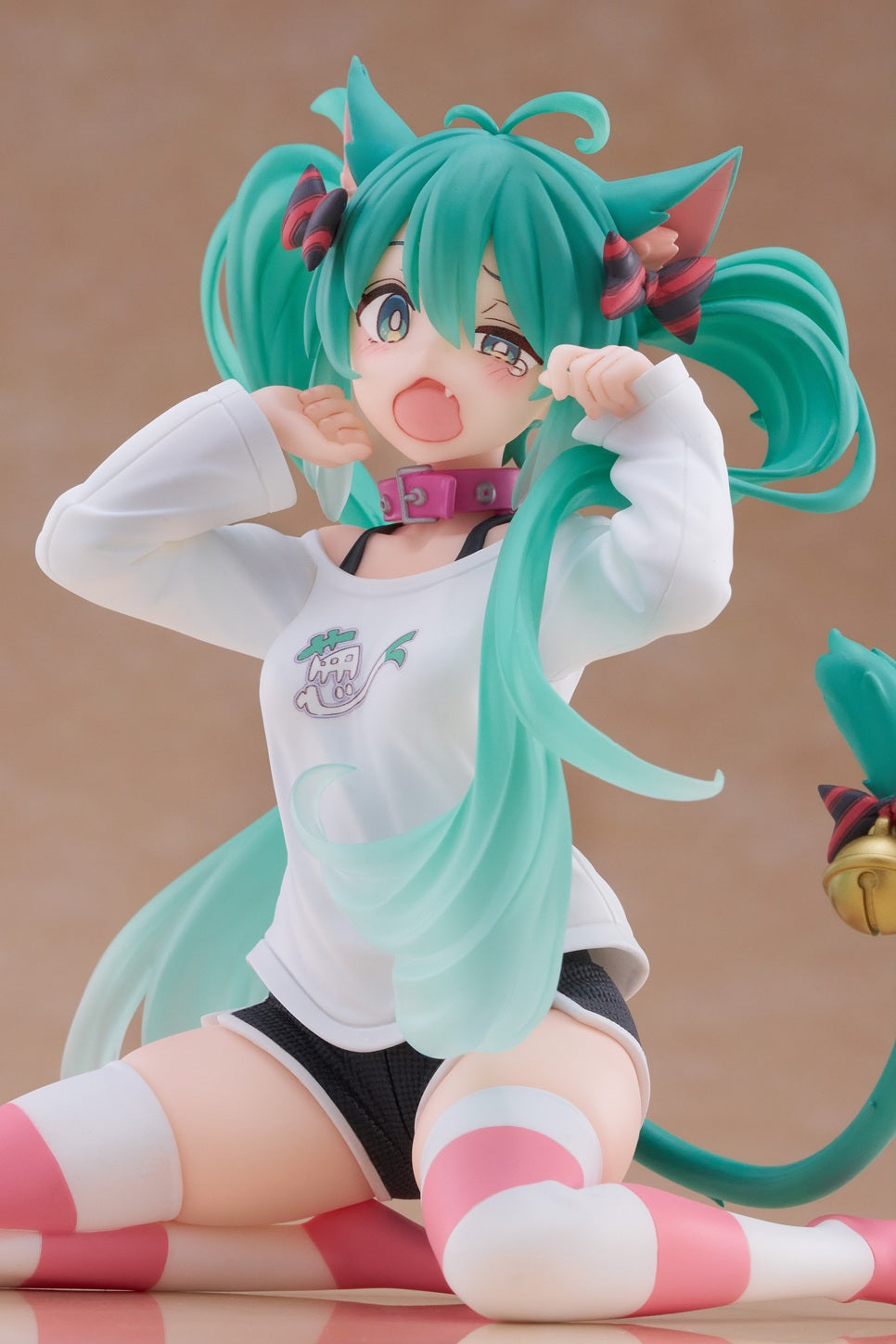 17-02-2026 TAITO - 《初音未來》Desktop Cute Figure - 初音未來 (貓耳t-shirt Ver.) (再販) Y2500 PVC