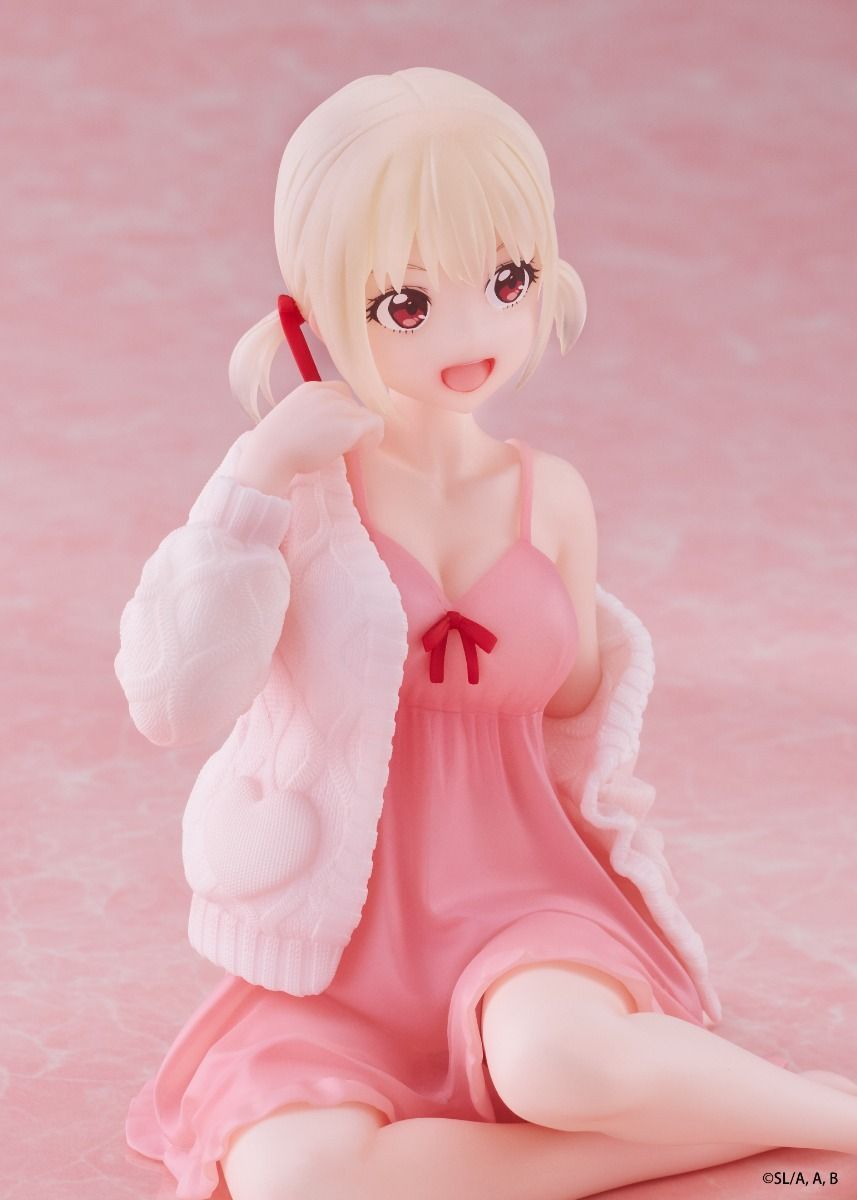 14-04-2025 TAITO - Lycoris Recoil 《Lycoris Recoil 莉可麗絲》Desktop Cute Figure - Chisato Nishikigi 錦木千束 (Roomwear Ver.) ~居家服造型~Y2100 PVC