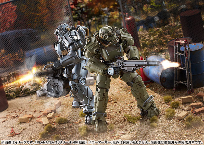 25-11-2026 Good Smile - PLAMATEA系列《FallOut異塵餘生》軍用 T-60（戰前）動力裝甲 Y8909 組裝模型